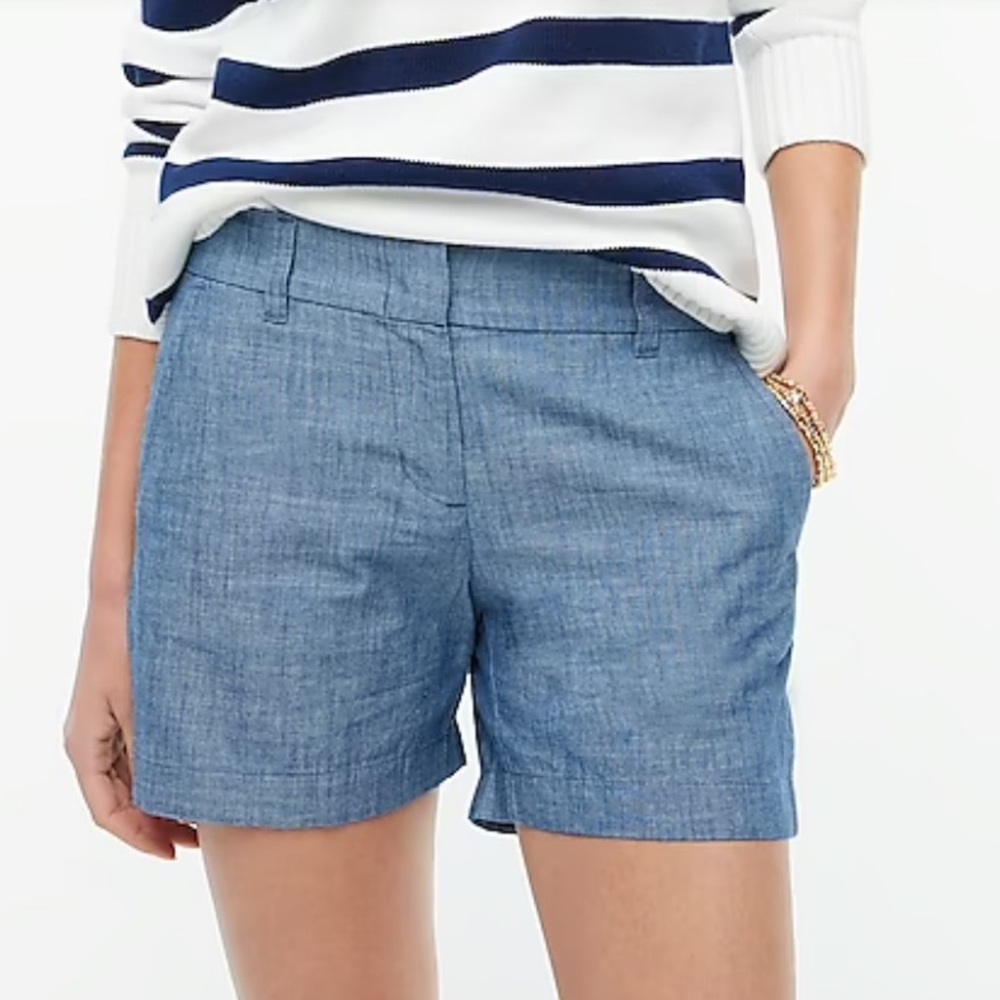 Loft Chambray Shorts